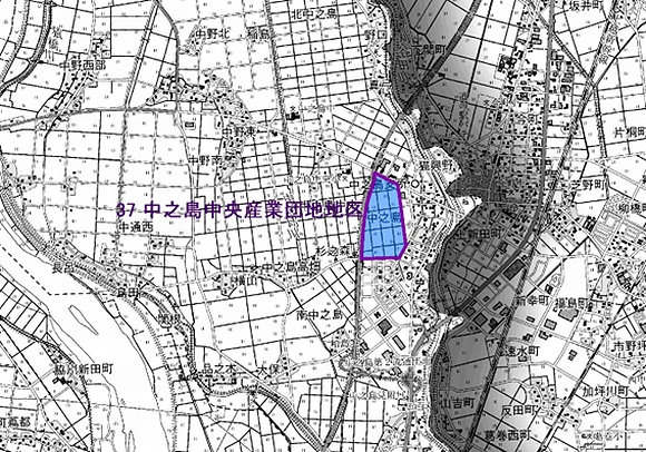 「長岡都市計画区域（中之島地域）　地区計画指定箇所位置図」の画像