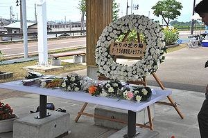 「7.13水害防災メモリアル 「一般献花」」の画像