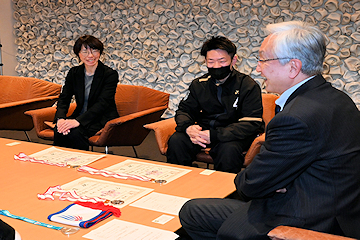 「磯田市長を訪問」の画像