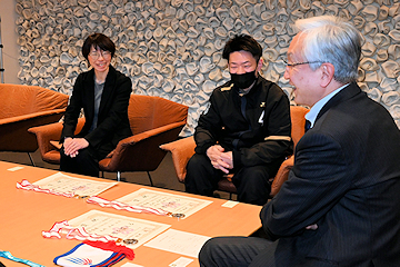 「磯田市長を訪問」の画像