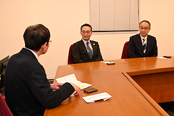 「大滝副市長が感謝の言葉を述べました」の画像