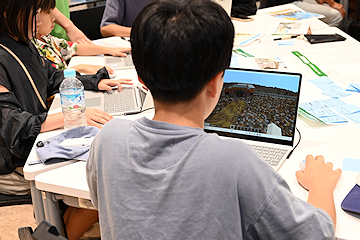 「戦争当時の長岡のまちを再現」の画像