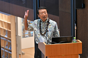 「ハワイ日米協会理事の浅沼正和さん」の画像