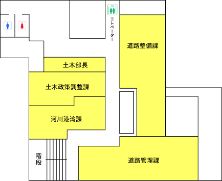 「市民センター4階　配置図」の画像