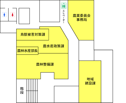 「市民センター5階　配置図」の画像