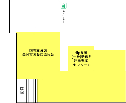 「市民センター地下1階　配置図」の画像