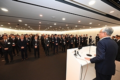 「令和6年 新年仕事始めの式での市長のあいさつ」の画像